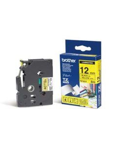 Brother TZe-631 – černý tisk na žlutém podkladu, 12 mm