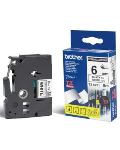Brother TZe-S211 – páska se silným lepidlem, 6 mm