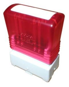 Brother PR2260R – červené tělo razítka 22 × 60 mm