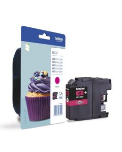 Brother LC123M – purpurová inkoustová kazeta