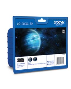 Brother LC1280XLBKBP2 – 2× černá inkoustová kazeta