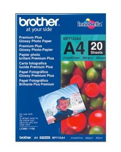 Brother fotopapír BP71GA4, 20 listů, A4, Premium Glossy, 260g