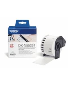 Brother - DKN 55224 (papírová role nelepící bílá 54mm x 30,48m)