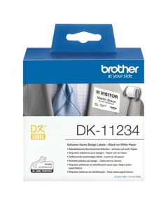 Brother - DK-11234 (papírové/visačky - oděv - 260ks) 62x100mm